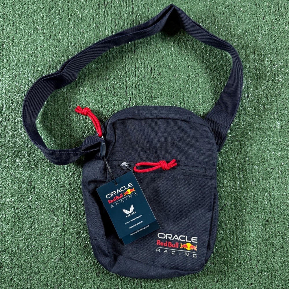 Castore Red Bull Racing Bag Mens OS Navy New F1 Oracle Crossbody Shoulder Bag
